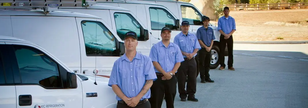 KIC Refrigeration crew ready for Mini Split Repair jobs across Half Moon Bay